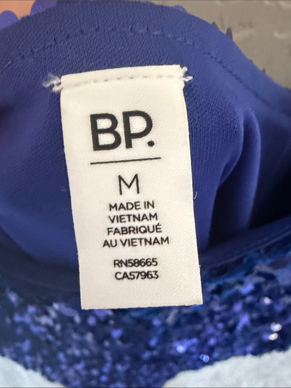 bp Royal Blue Sequin Mini Dress - Picture 2 of 3